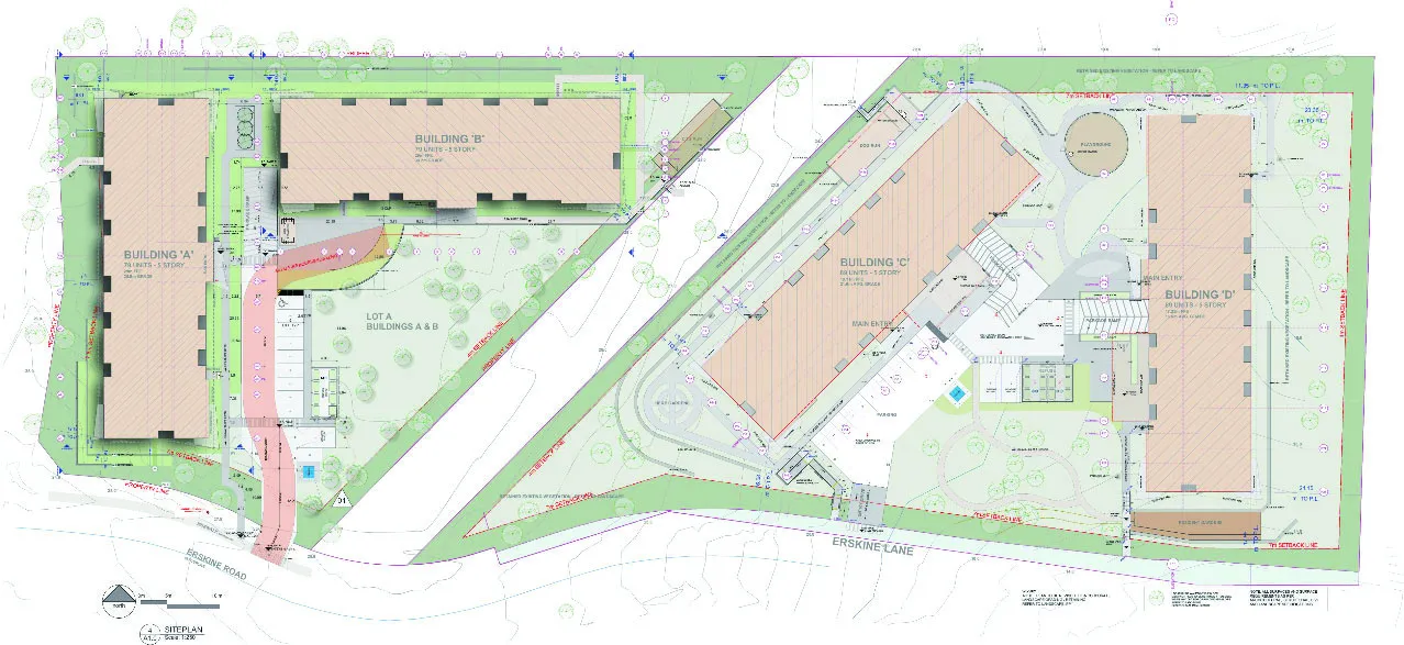 Proposed site plan