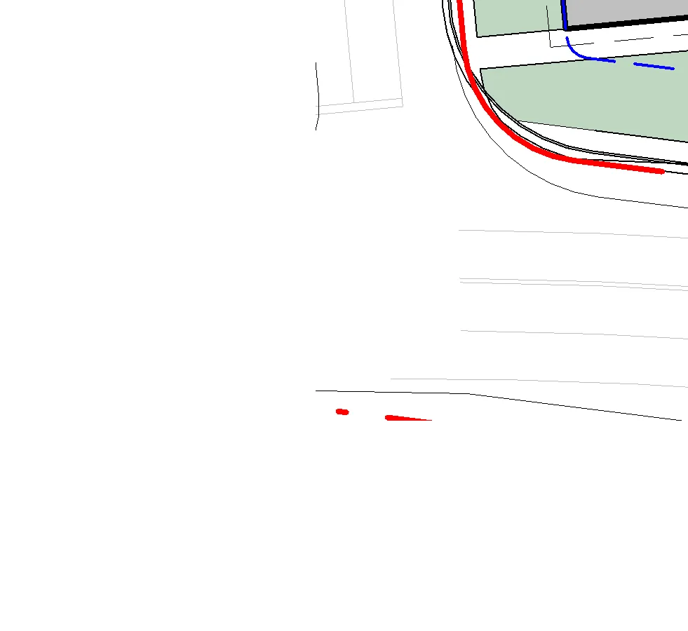 Proposed site layout showing building expansion, updated parking, and site access from Admirals Road and Glenatana Road