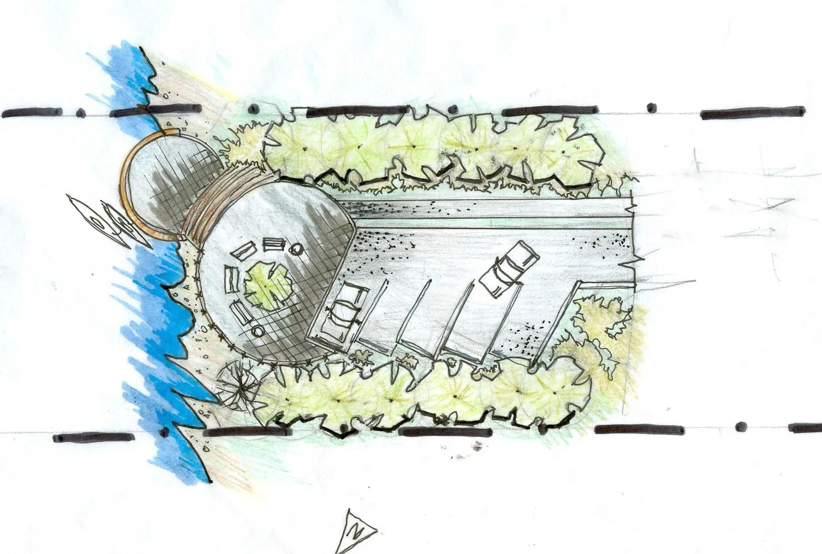Caton Place Park map