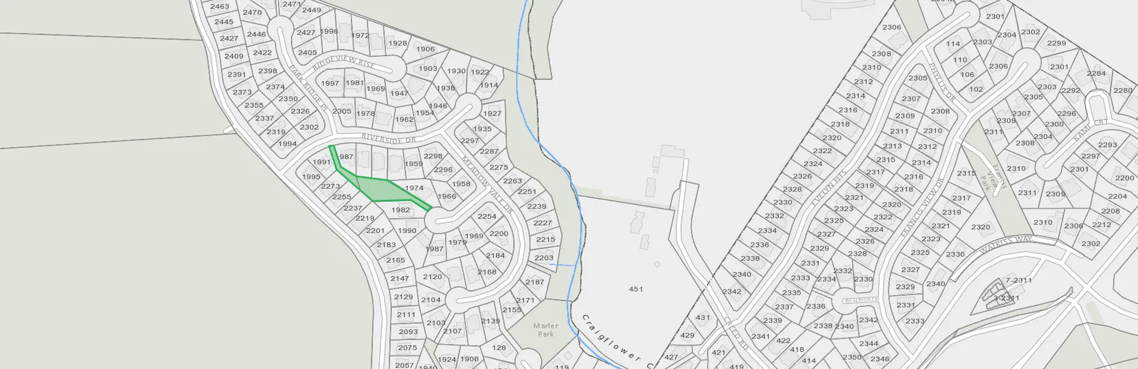 Duffus Trail Park map