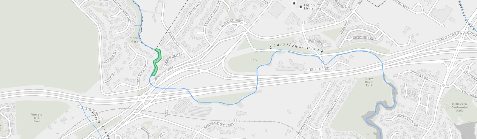 Evelyn Heights Park map