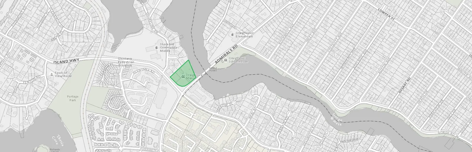 Frances View Park map