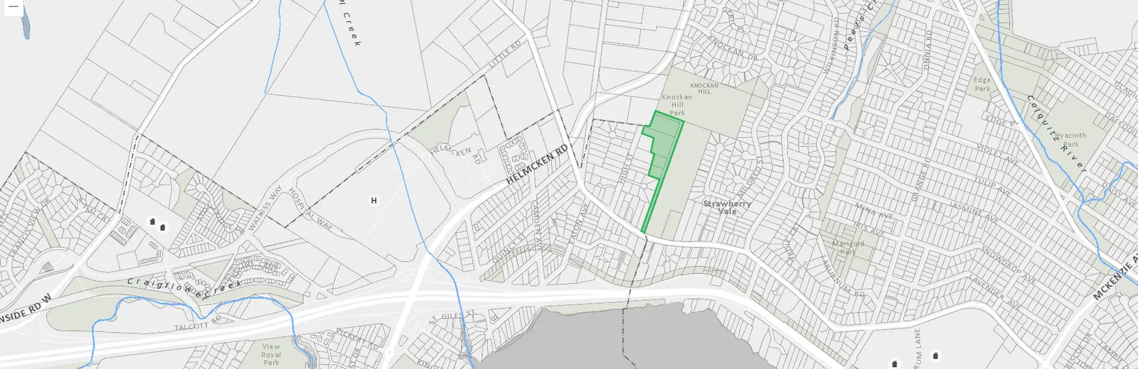 Mill Hill Park map