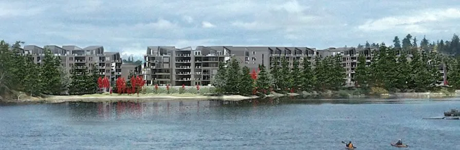 Rendering of Craigflower Bridge view at 20 years