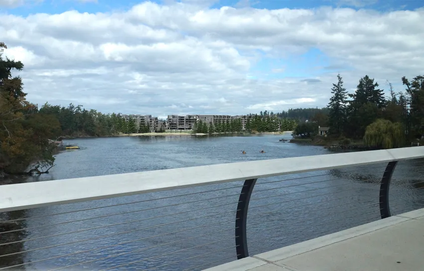 Rendering of Craigflower Bridge view at 30 years