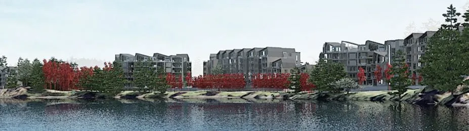 Rendering of Seabird Park view at 10 years