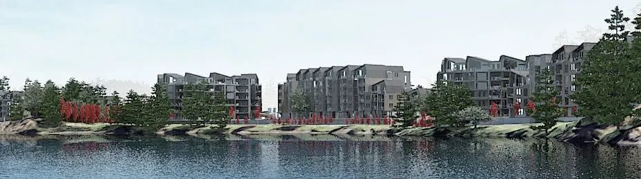 Rendering of Seabird Park view at 20 years