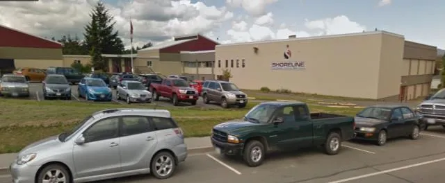 Street level photograph of Shoreline Community Middle School.