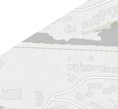 Map detail showing Suzanne Pl and lots 211, 215, 219