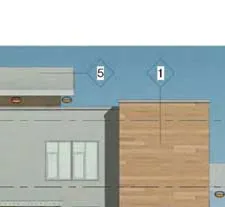 Rendering B - Proposed West Elevation