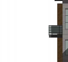 Detail of balcony shifting west