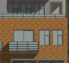 Detail of roof profile