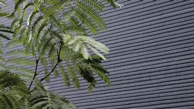Textured charcoal cladding sample