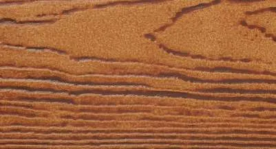 Wood grain finish sample