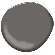 Circular grey paint swatch for Hardie Board/Plank