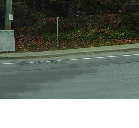 West property line retention wall elevation