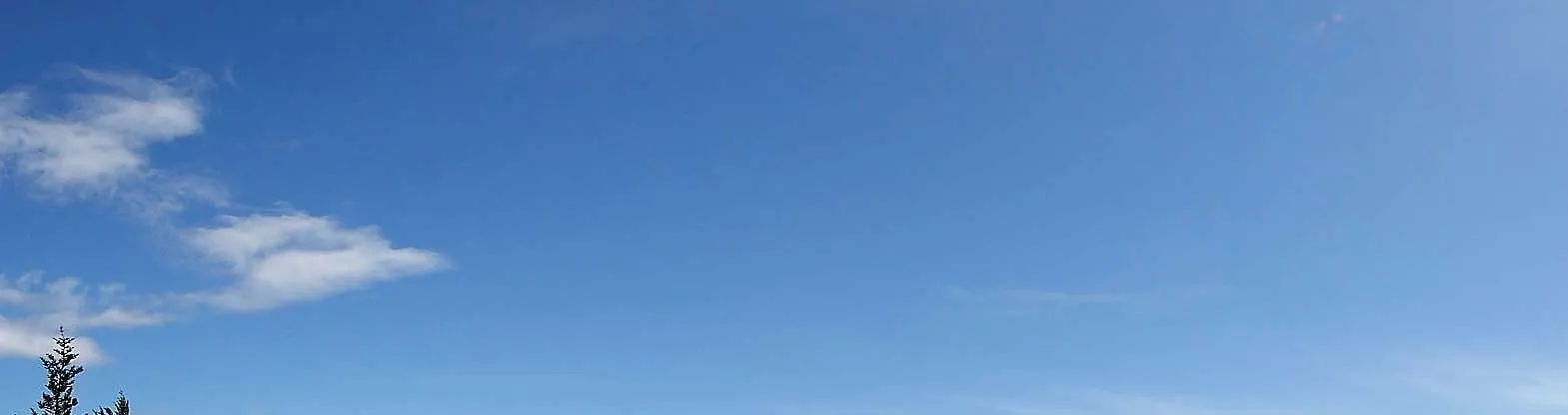 Sky with light clouds over a body of water