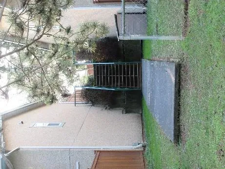 Park entry from co-op housing