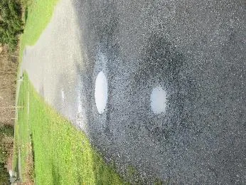 Ponding near compost Jan. 2020