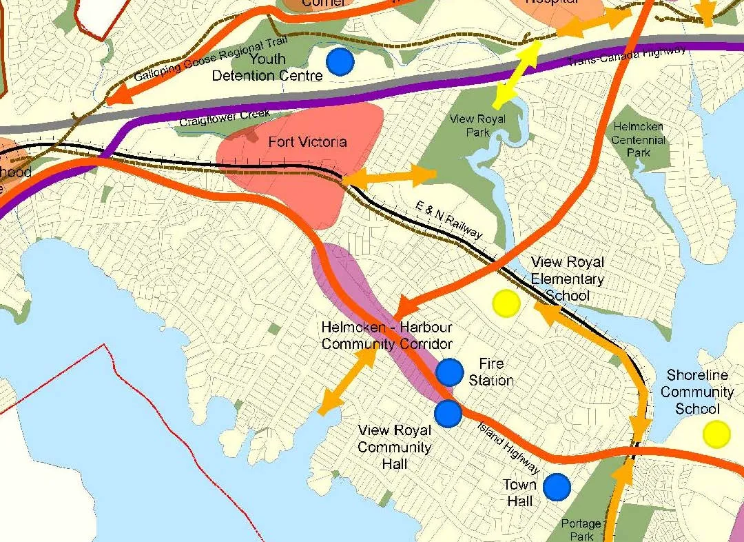 Figure 2. Architectural rendering of the Island Highway frontage