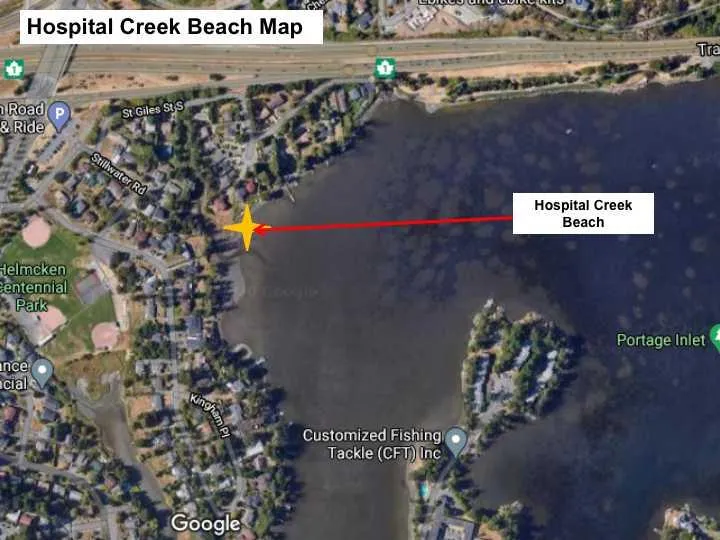 Photo of Portage Inlet Linear Park Beach looking Southeast