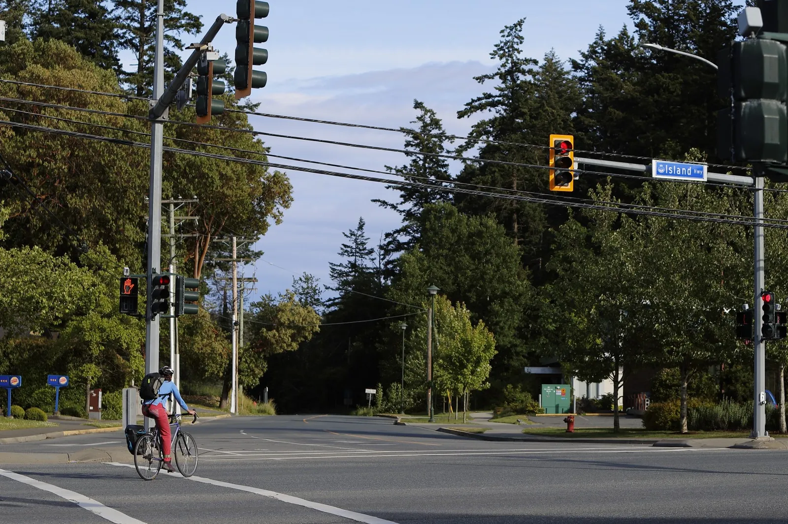 Intersection in View Royal