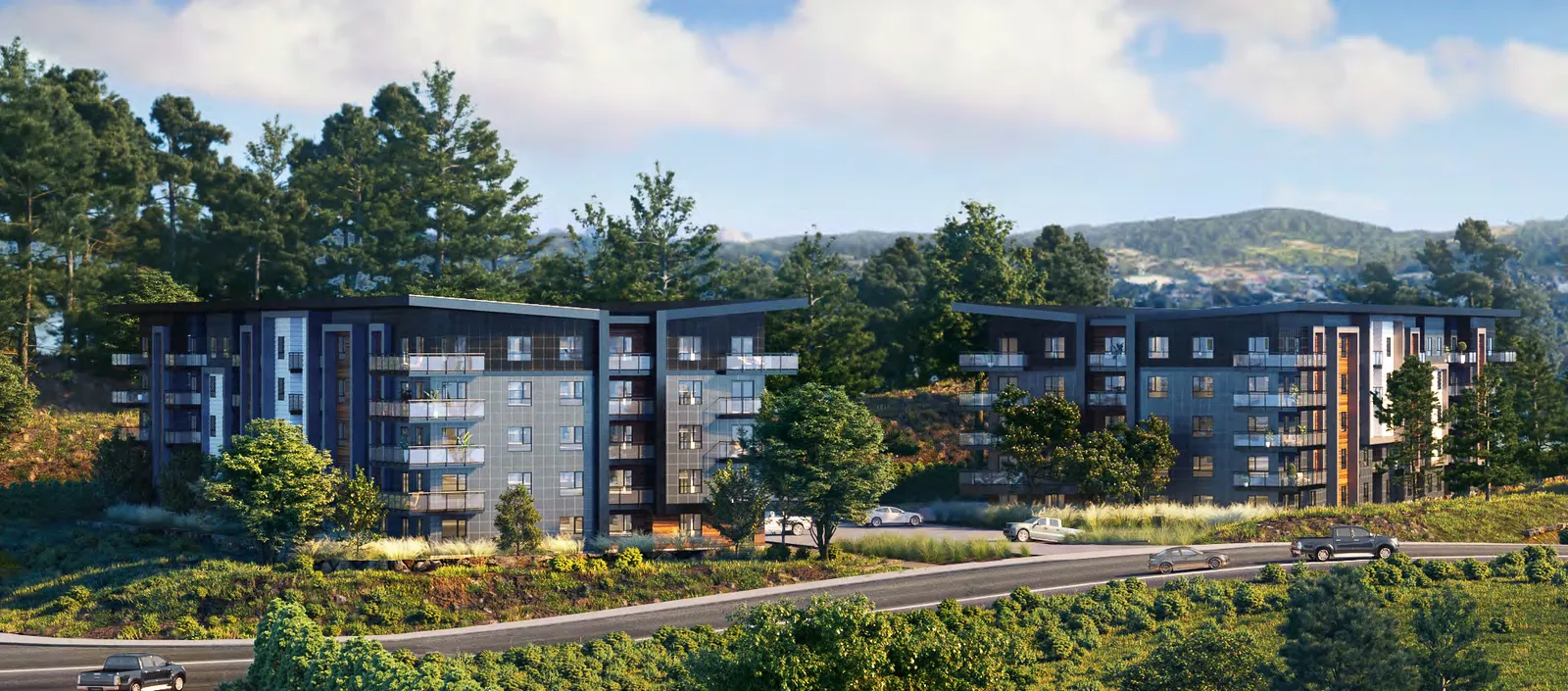 Rendering of the Nine Erskine Lane residential development