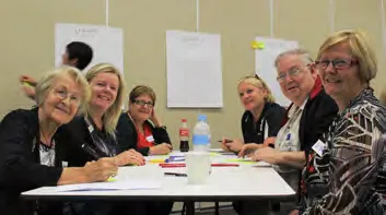 Photograph of a public consultation meeting