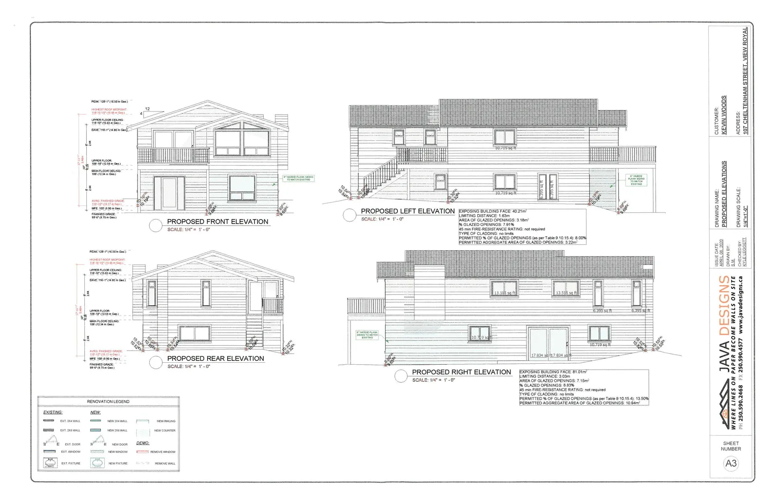 Proposed Elevations