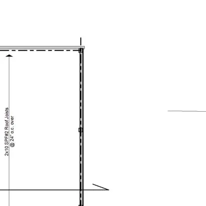 Upper section of Main Floor Plan