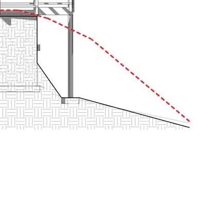 Lower elevation detail