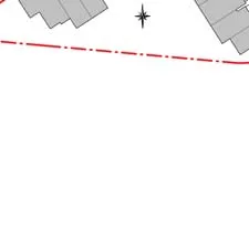 Driveway perspective rendering, top left