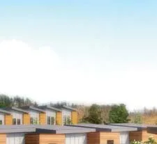 Driveway perspective rendering, bottom center