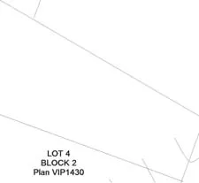 Detail of topographic features labeled as TOP RCK and TOE RCK