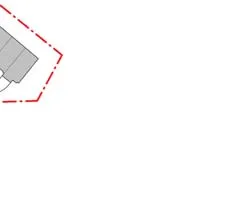 North arrow and site plan title block for St. Giles St.
