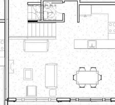 Detailed architectural plan for Block D, Levels 2 and 3.