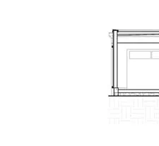 Interior living area and multi-level stairs section of Block B1