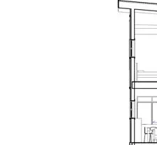 Detailed foundation level section of Block B1