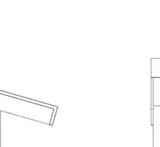 Cross-section drawing of the recycling enclosure structure