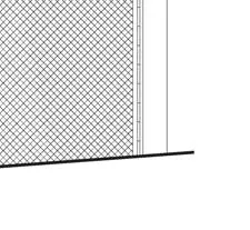 Gate frame elevation