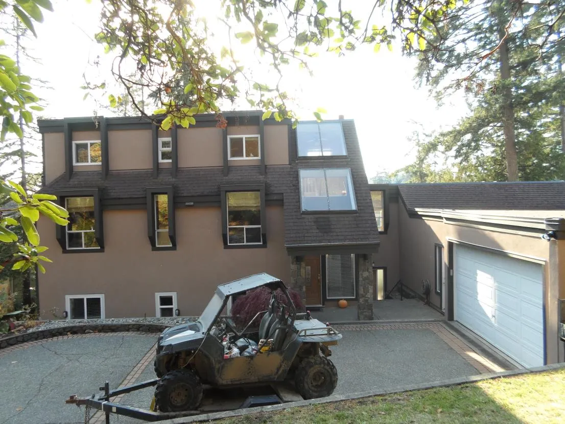 North elevation of existing building