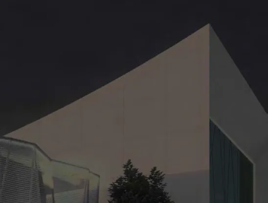 Nighttime rendering of the N4 fascia sign showing illumination.