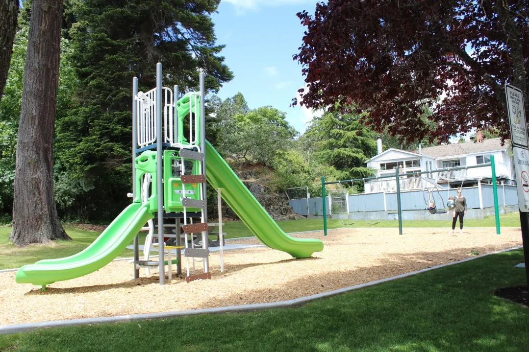 Playground structure at Newstead Park