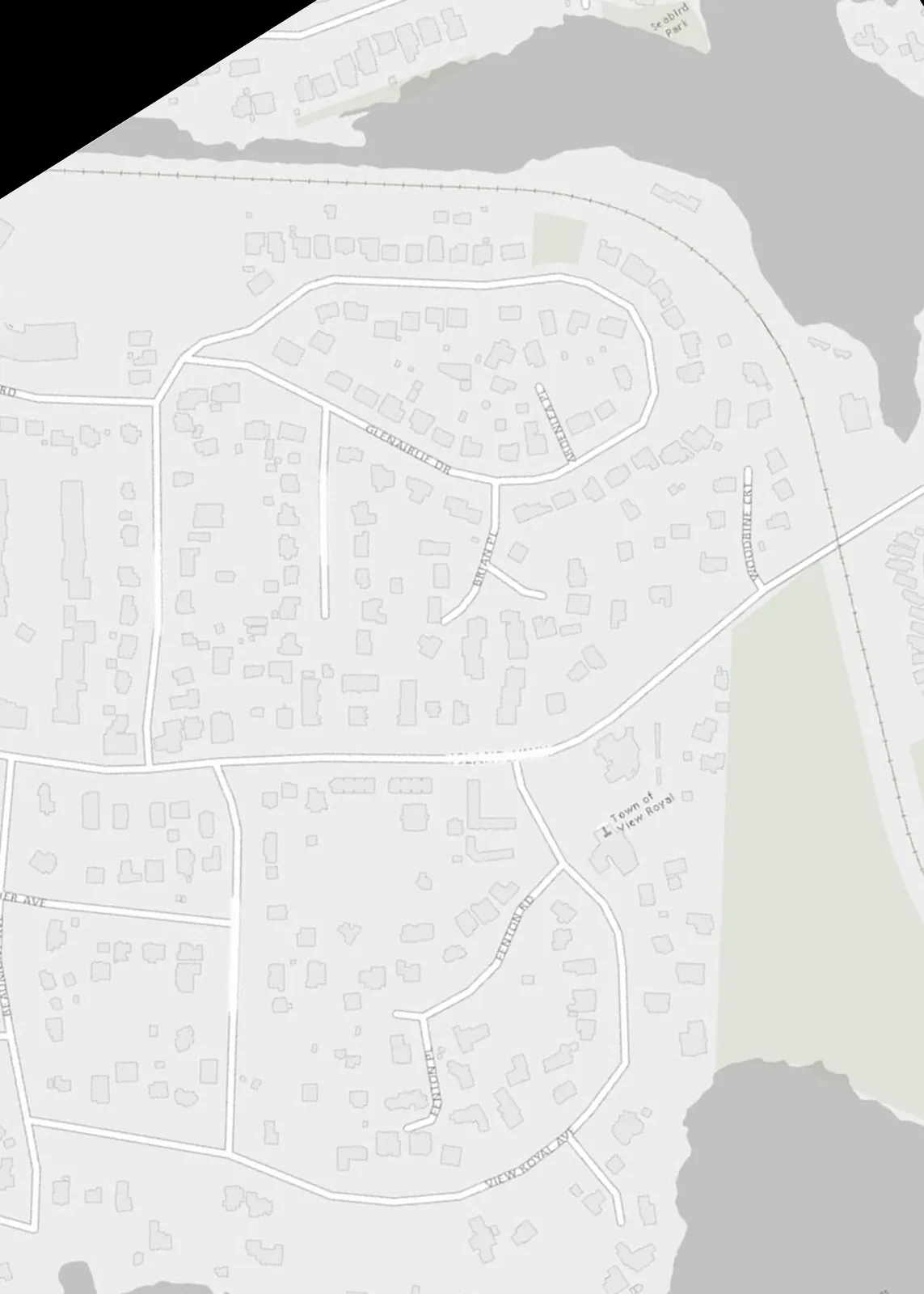 3D bird's eye view of the project looking over Island Highway from the south-east