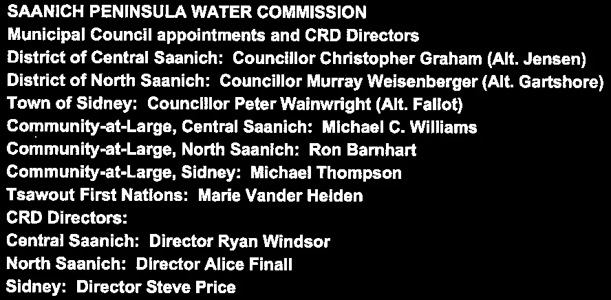 Representative and Alternate appointments for the Municipal Finance Authority