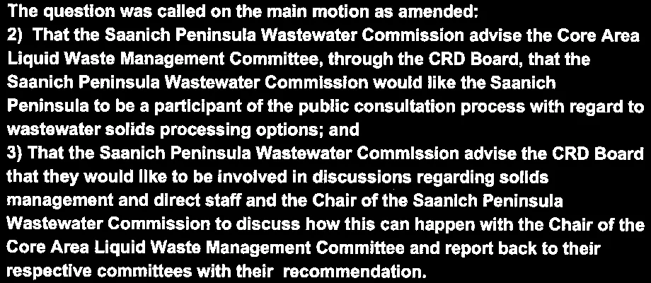 Verbatim motions 2 and 3 as amended following the question call