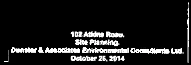 Text identifying site planning