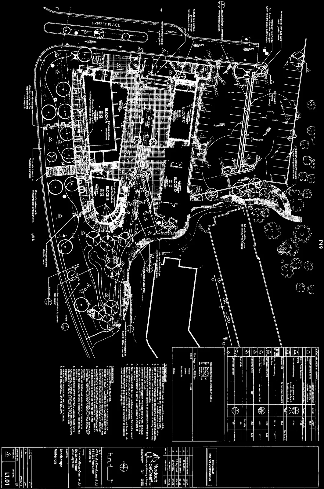 Landscape Materials site plan