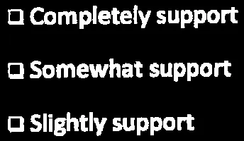 Support options for strategic actions