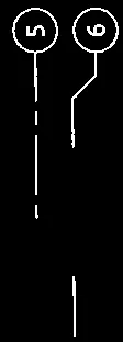 Grid line markers 5 and 6.